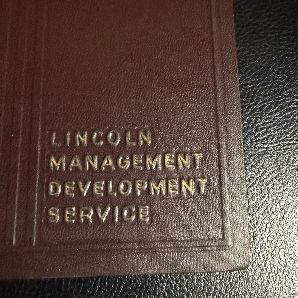 Lincoln Management Development Service - Industrial Materials Handling - 1962